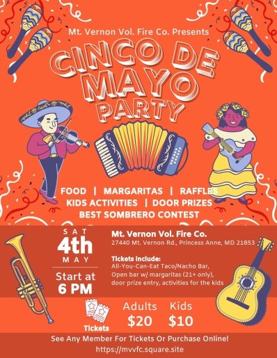 Mt. Vernon VFC Cinco De Mayo Party