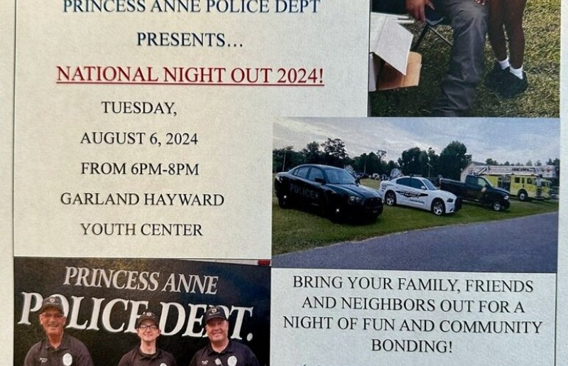 National Night Out with Princess Anne Police Department