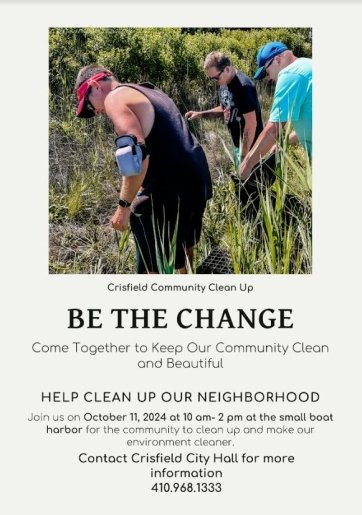 Crisfield Community Clean Up Day