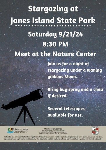 Stargazing at Janes Island State Park