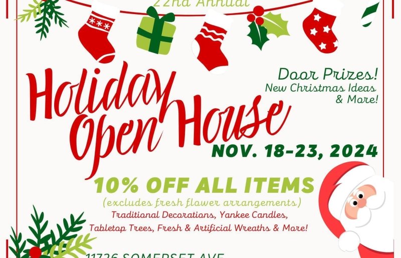 Priceless Flowers 22nd Annual Holiday Open House