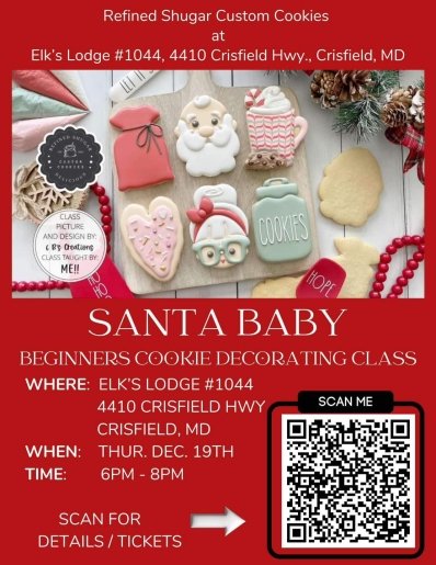 Beginner Cookie Decorating Class