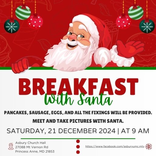 Free Breakfast with Santa