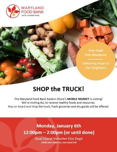 Shop the Truck with MD Food Bank