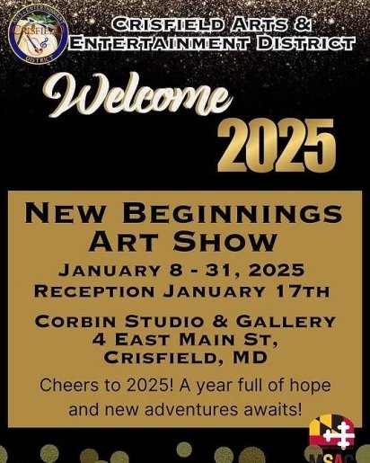 Opening Reception:  Crisfield Arts New Beginnings Art Show