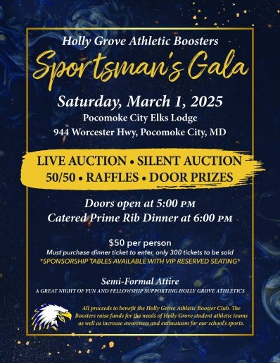 Holly Grove Athletic Boosters Sportsman's Gala