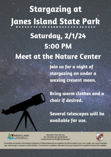 Stargazing at Janes Island State Park