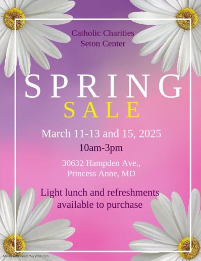 Seton Center Spring Sale