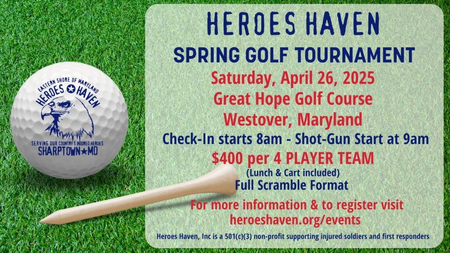 Heroes Haven Spring Golf Tournament