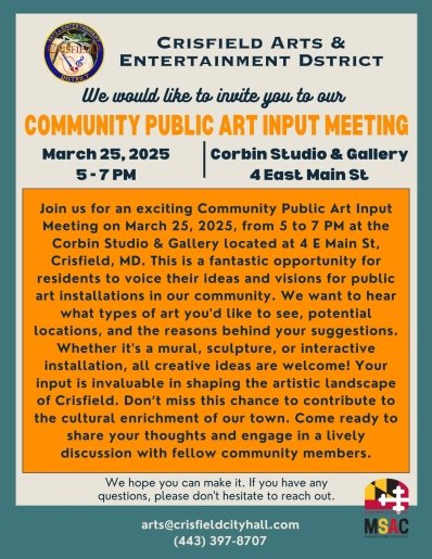 Community Public Art Input Meeting