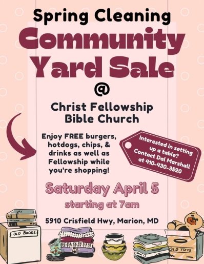 Community Yard Sale