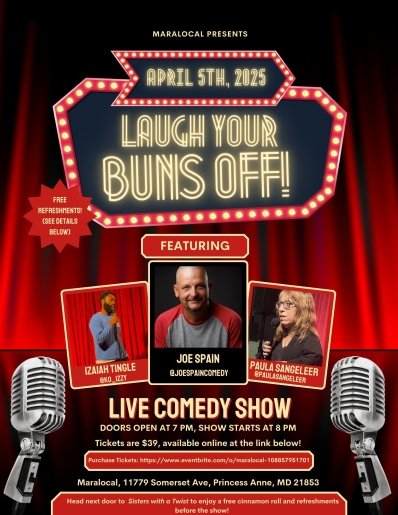 Laugh Your Buns Off at Maralocal