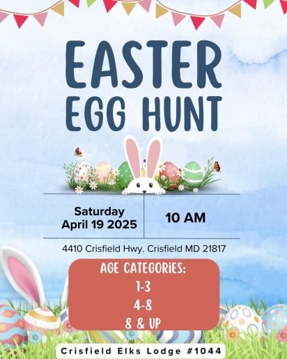 Crisfield Elks Lodge Easter Egg Hunt