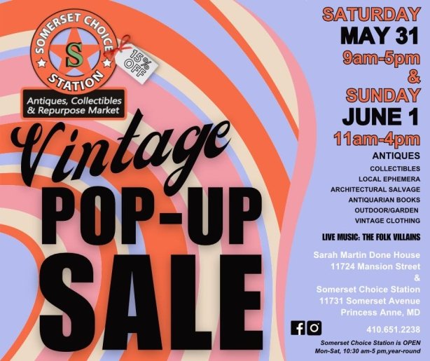 Vintage Pop-Up Sale
