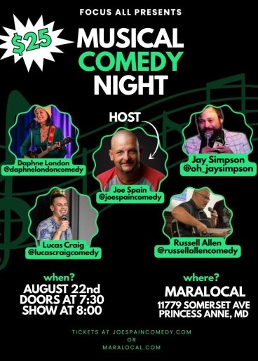 Musical Comedy Night at Maralocal