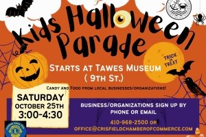 Crisfield Chamber Kids Halloween Parade