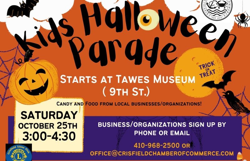 Crisfield Chamber Kids Halloween Parade