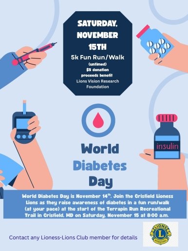 Crisfield Lioness Lions 5k Run/ Walk