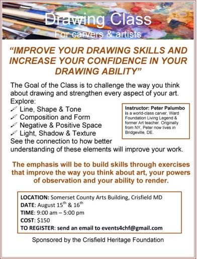 Drawing Class for Carvers and Artists