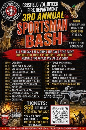 3rd Annual Sportsman Bash