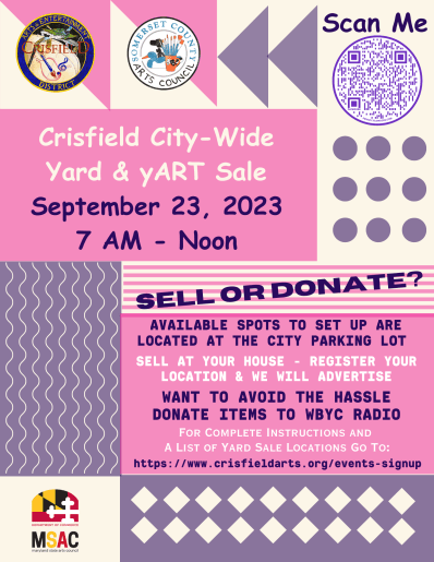 Crisfield City-Wide Yard & yART Sale