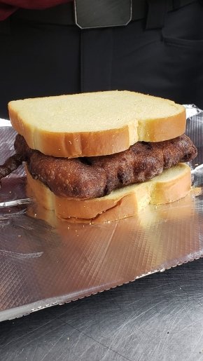 Oyster Fritter Sandwich Sale