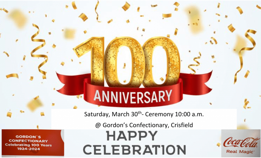 Gordon’s Confectionary 100 Year Anniversary Ribbon Cutting Celebration