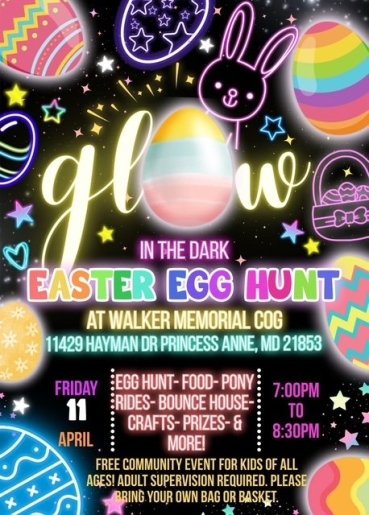 Glow in the Dark Easter Egg Hunt