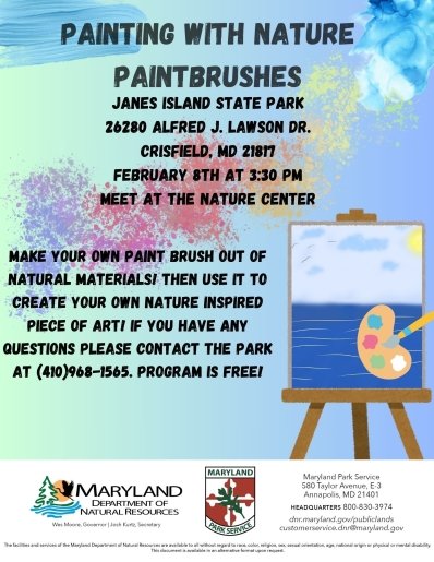 Painting with Nature Paintbrushes