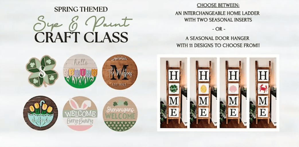 Paint & Sip - Craft night with Chestnut & Home