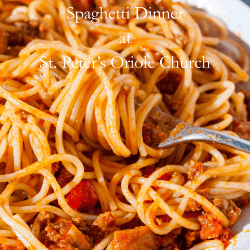 Spaghetti Dinner at St. Peter's Oriole Church