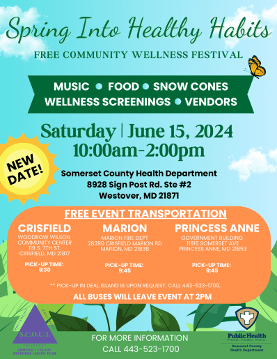Spring into Healthy Habits – Community Wellness Festival