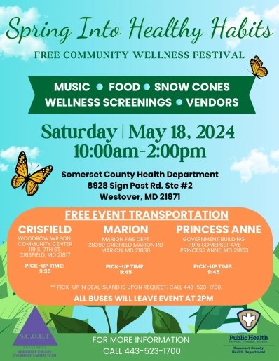 Community Wellness Festival: Spring Into Healthy Habits