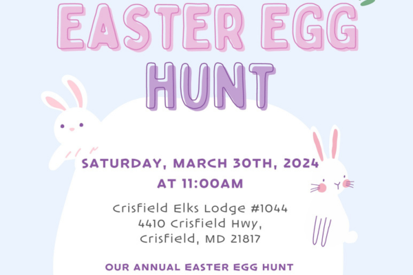 Crisfield Elks Lodge #1044 Easter Egg Hunt | Somerset County MD