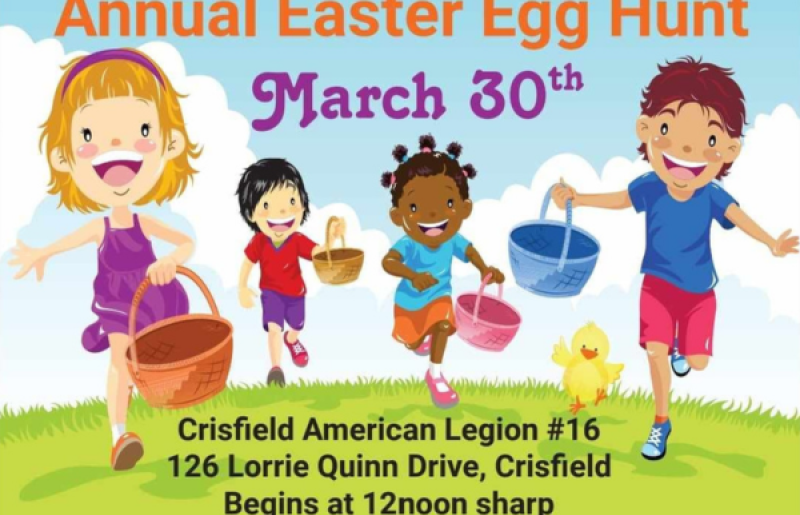 Friends of Crisfield Annual Easter Egg Hunt
