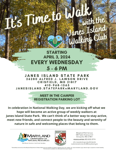 Janes Island State Park Walking Club